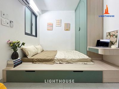 studio full interior, elevator right on Dương Quảng Hàm - near vlu, ih