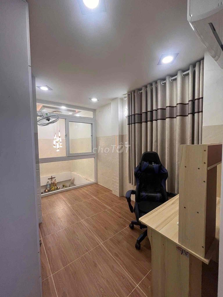 In the alley. Two bedrooms with basic interiors.