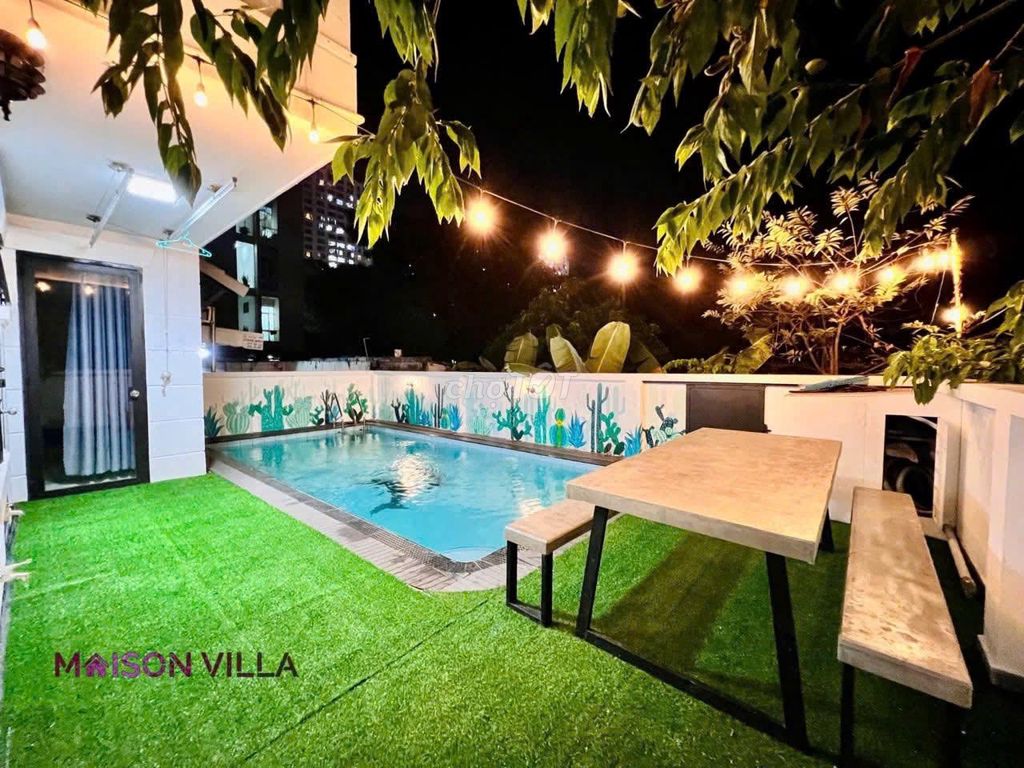 Rent villas at the pool garden----Walt village--A, Nhà Bè