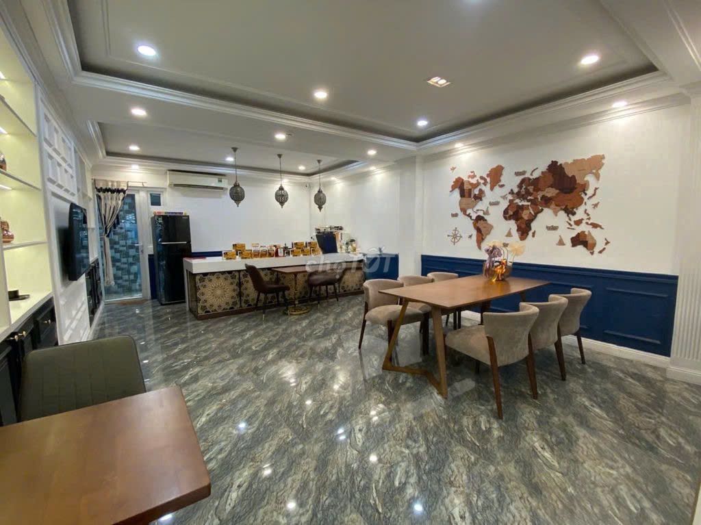 Rent cash house 185 C Lê Quang Định, qbt - 6 stories, elevator, 73 million