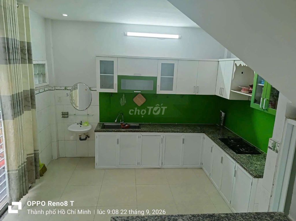 Rent a house built in the alleyway. Carway 1/ 181877. 8 Gò Vấp 4x12 meters.