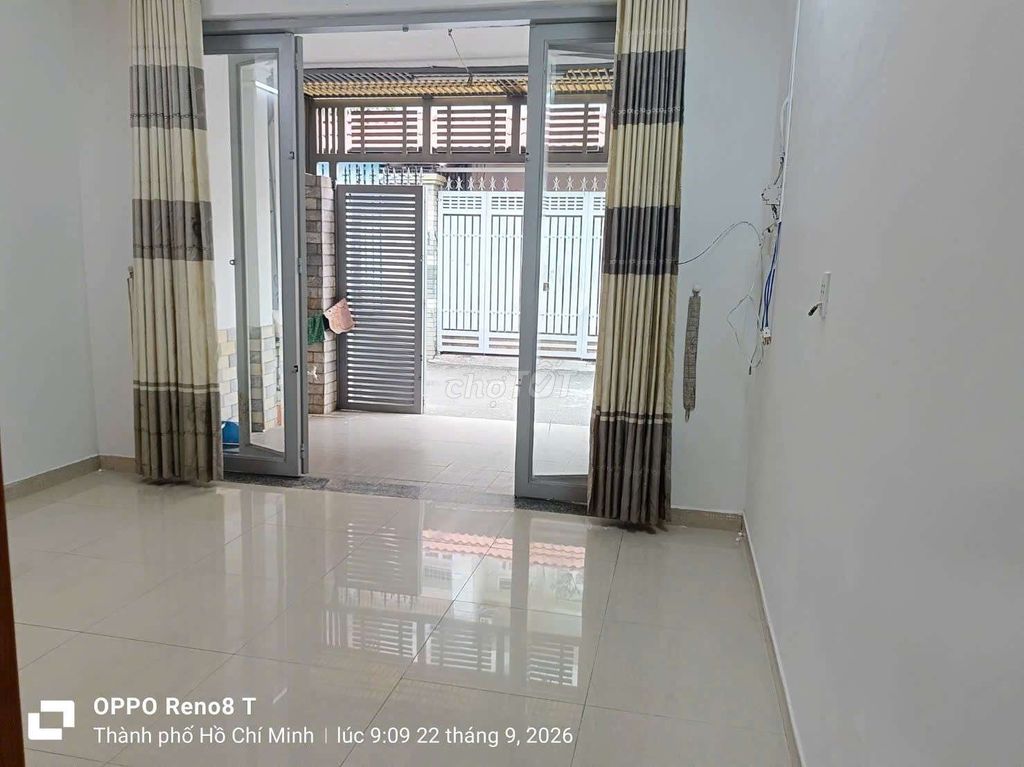 Rent a house built in the alleyway. Carway 1/ 181877. 8 Gò Vấp 4x12 meters.