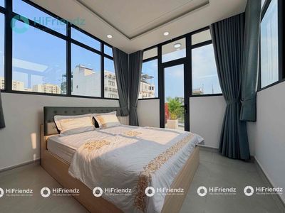 Rent two double bedrooms near the Phú Nhuận-full interior-the-Bancol sky window.