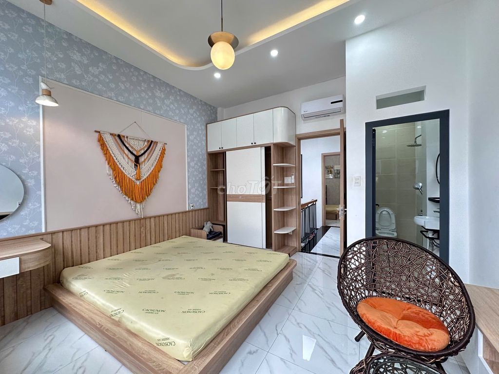 The nc - Quang Trung 4 x14 meters 3 bedrooms have inner 7