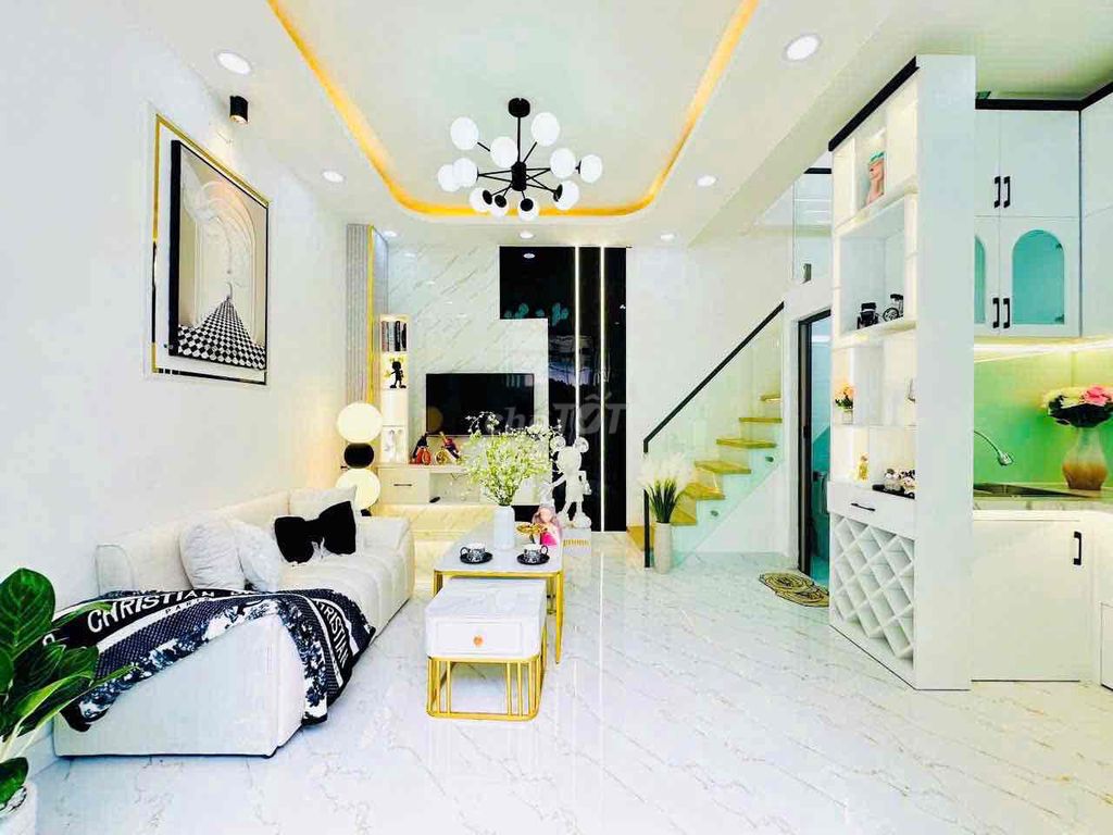 Two bedrooms, three toilets, seven million Huỳnh Tấn Phát alleys, Nhà Bè.