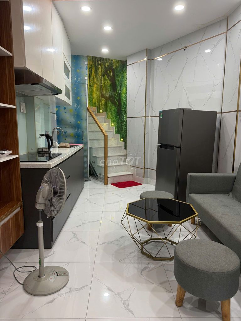 Rent Hoàng Diệu District 4-4-full interior-two bedrooms.