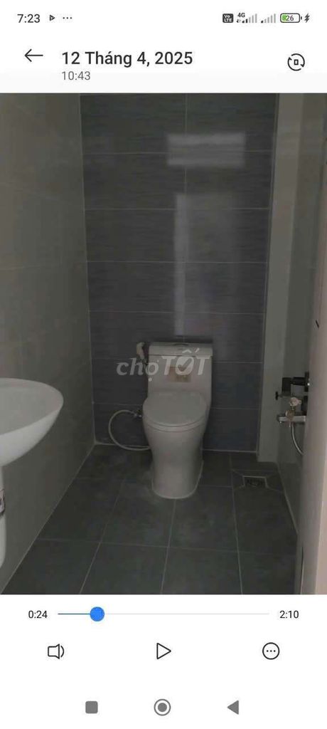 Rent the house with interiors like two toilets.