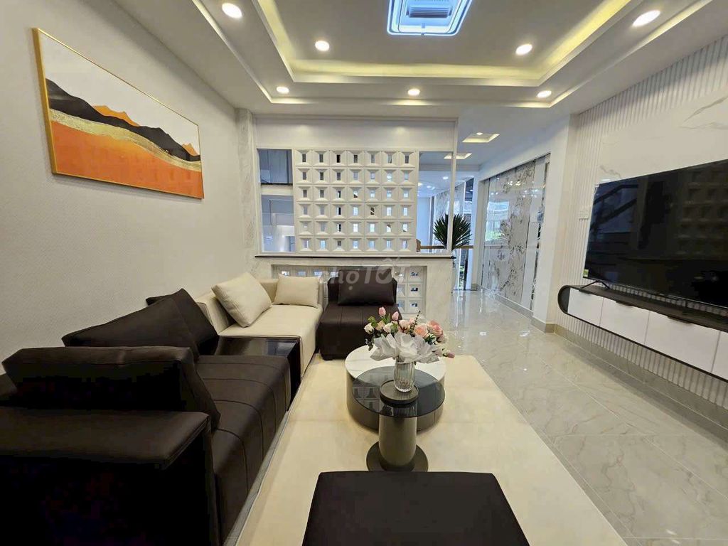 Let's rent a nice Full phạm văn chiêu Gò Vấp (4 x 15 m) house, 4 bedroom 5 toilets - 18 million.