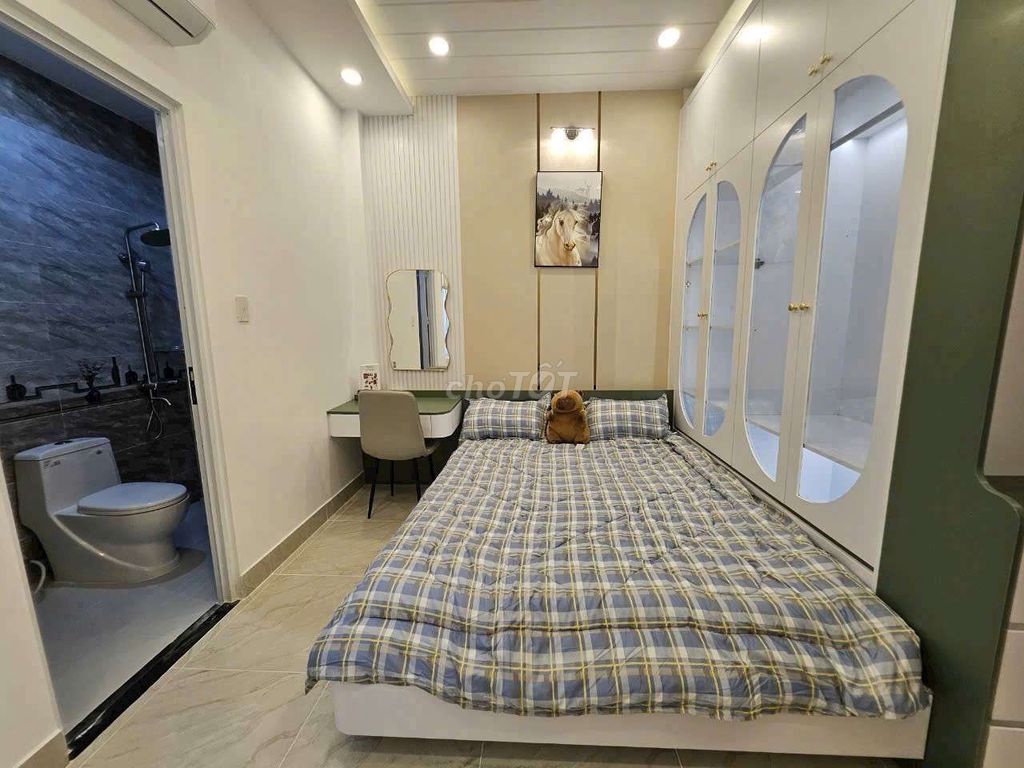Let's rent a nice Full phạm văn chiêu Gò Vấp (4 x 15 m) house, 4 bedroom 5 toilets - 18 million.