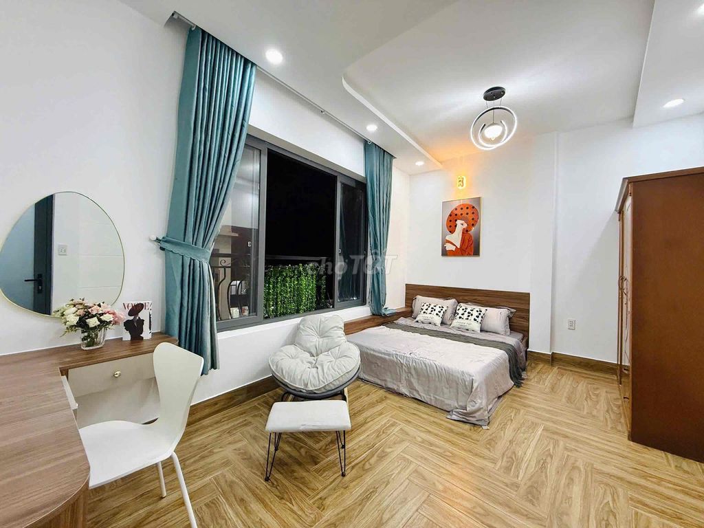 New home is 35 meters 1 L 2 floors of st 2 bedroom 3 toilets Quang Trung