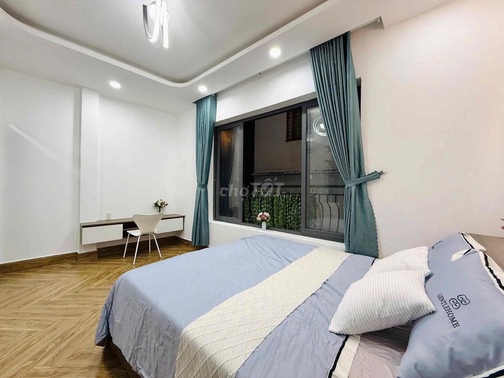 New home is 35 meters 1 L 2 floors of st 2 bedroom 3 toilets Quang Trung