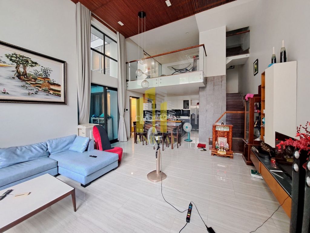Rent the modern villa Trần Não - full interior at 70 million