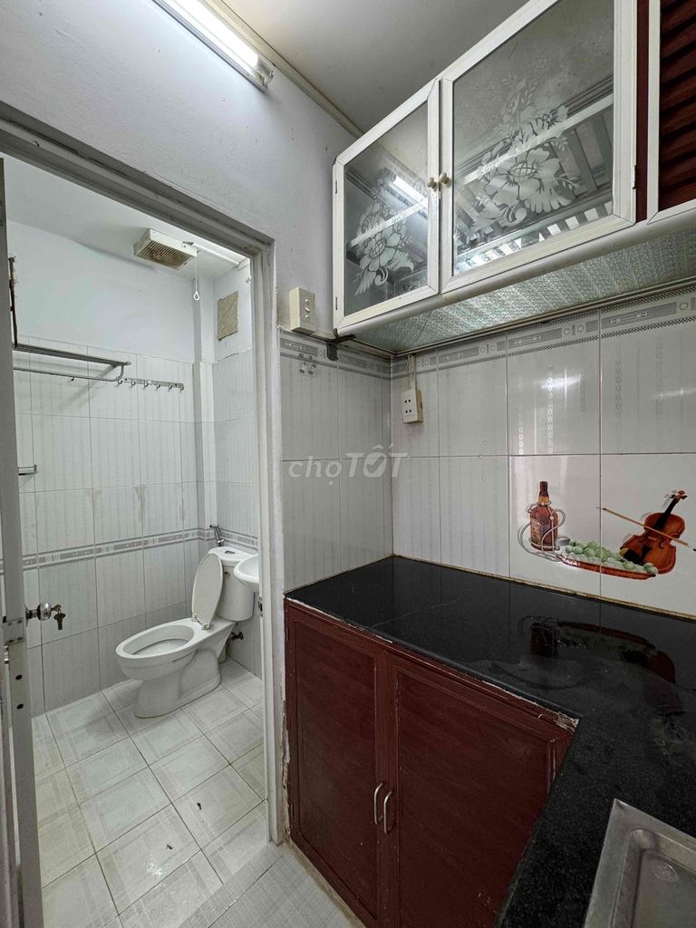 Three bedrooms. Two bathrooms fit the family in.