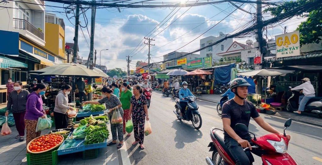Rent a small Tân Chánh Hiệp market