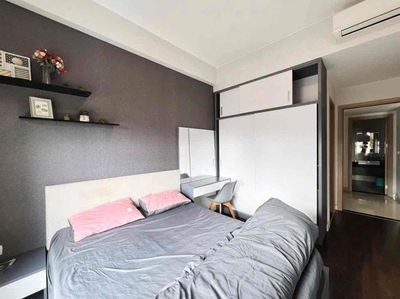 High apartment design two bedrooms full of furniture.