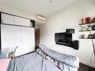 High apartment design two bedrooms full of furniture.