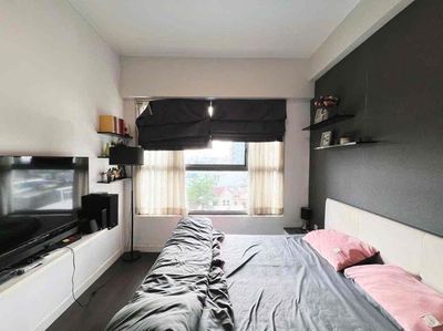 High apartment design two bedrooms full of furniture.