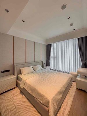 A master bedroom with a super-smoothly freshly cleaned view of the quarter.
