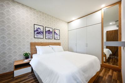 A three-room bedroom in the interior of luxry. At 18 million, Immms.