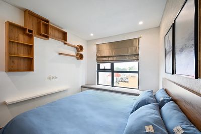 A three-room bedroom in the interior of luxry. At 18 million, Immms.