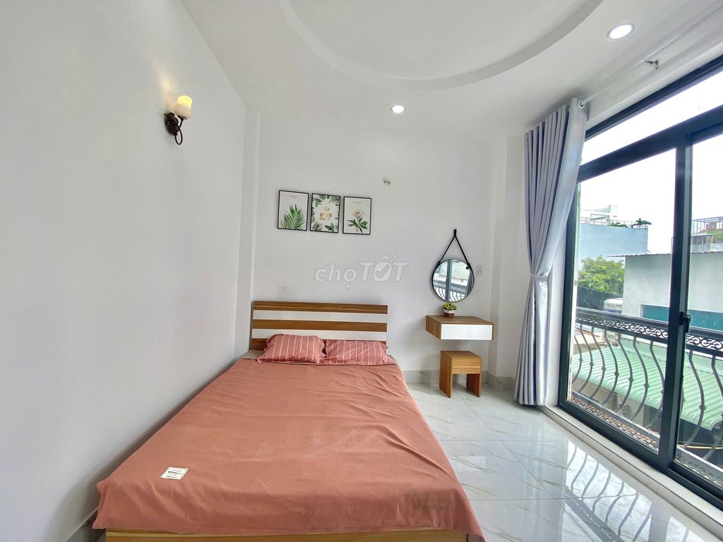Rent the original three-story 4th floor bedroom, 3 toilets, Liên khu 5-6-Bình Tân, 8 million.