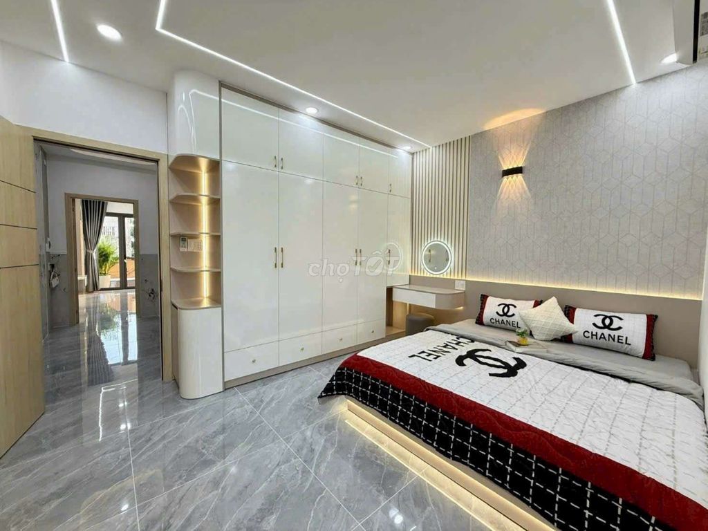 Rent phạm văn chiêu-714 Gò Vấp (4 x16 m) car alleyhouse 5 bedroom 6 toilets - 20 million a month
