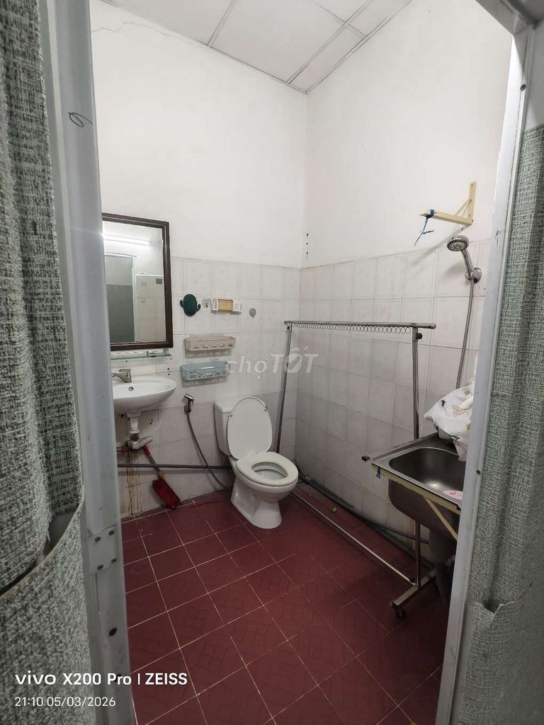 Private toilet empty room