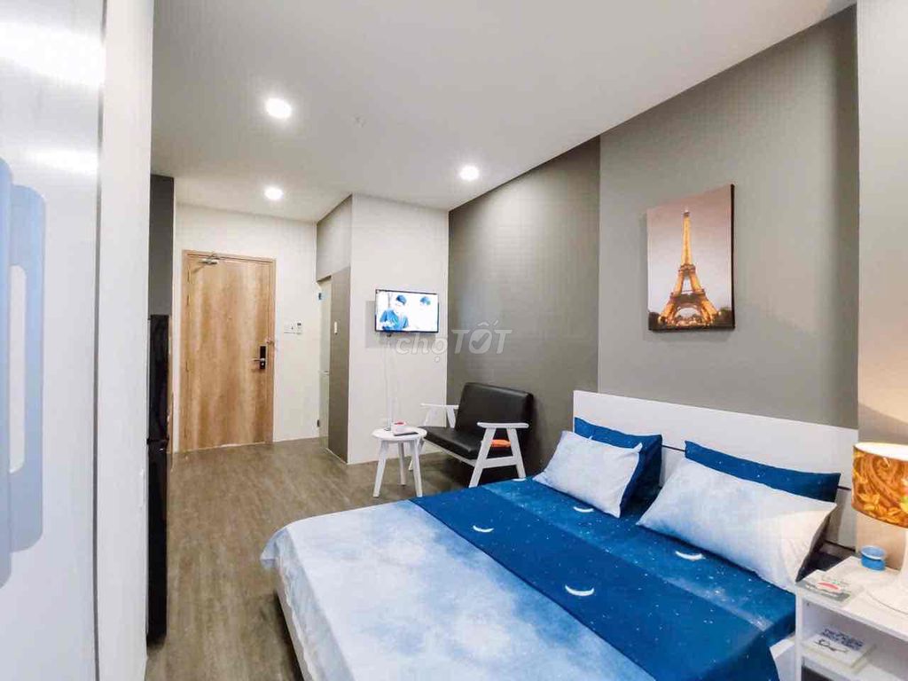 Rent a studio full comfort on the way to eating Bình Thạnh