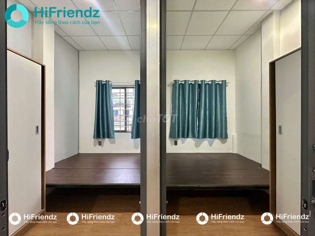 2 bedrooms - sky window - 5 P vhu - huit - full nth - support stake