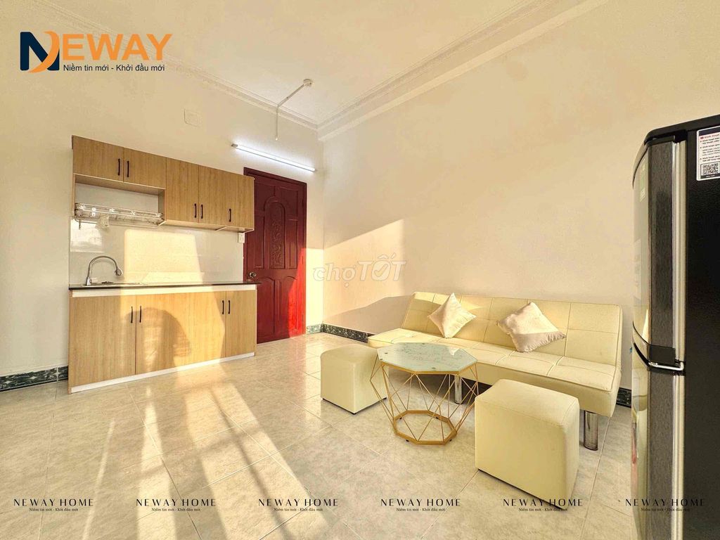 apartment 1 bedroom + balcony living room full furniture right now