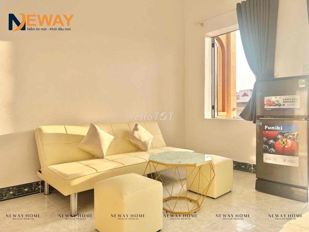 apartment 1 bedroom + balcony living room full furniture right now