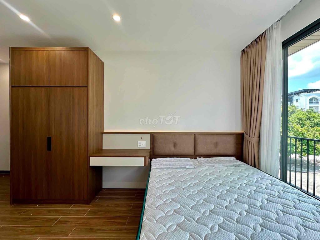 The studio - a cheap kitchen bedroom - the balcony is Tân Định - Hoàng Sa