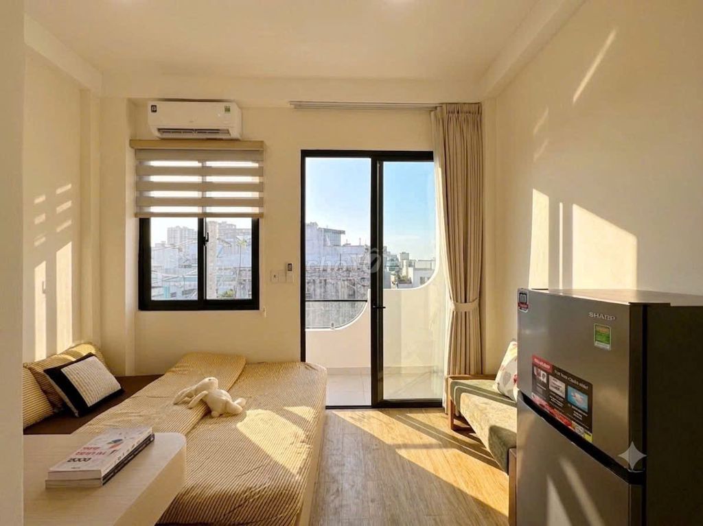 The new balcony building An Dương Vương full convenience 5.6 million.
