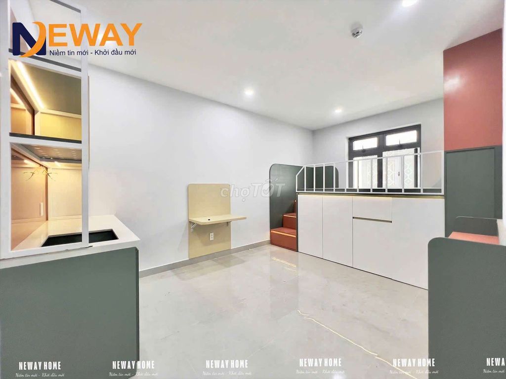 Open the new house full of furniture walking to the Constitution, ueh base N