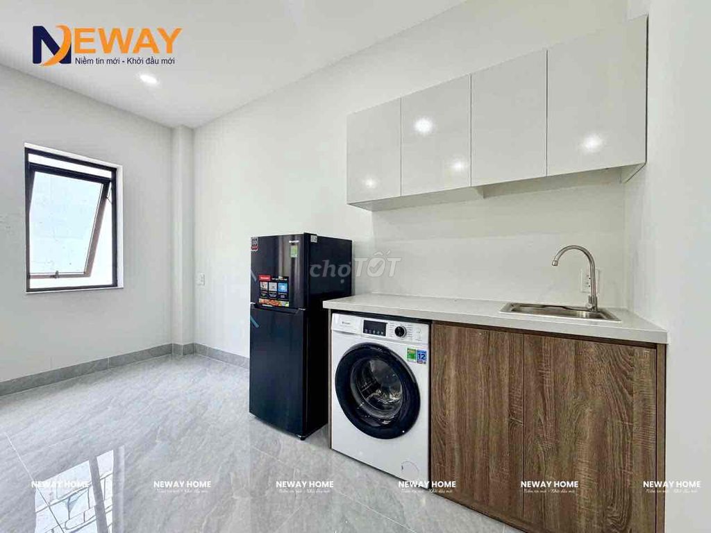 like a new bedroom built a washing machine at aeon Tân Phú elevator