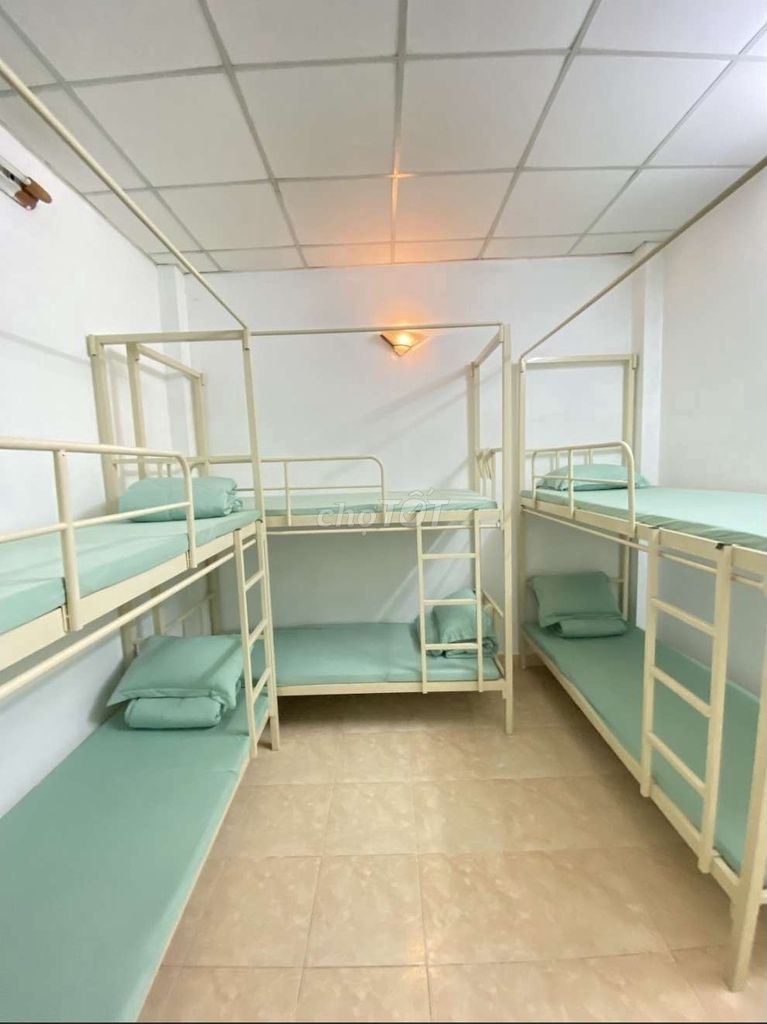 The dorm's empty