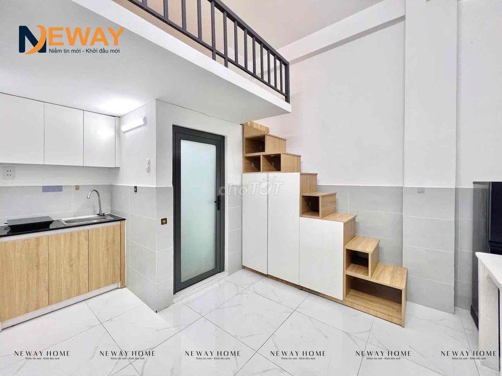 The new balconies are open near the shower's text