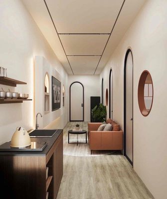 Two bedrooms, two balconys.