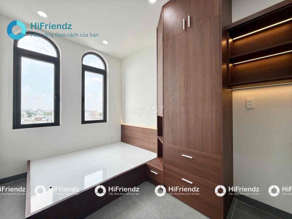 The studio - sky windows - Full interior is just Lê Văn Khương - beer factory