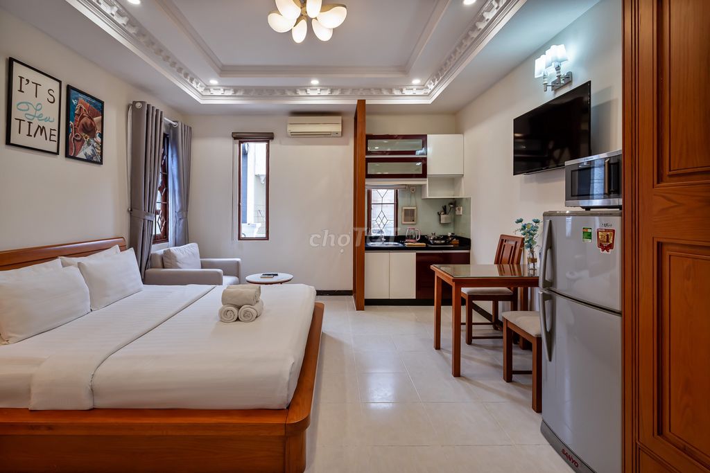 Rent a 30 M2-Cống Quỳnh-block apartment near the hospital.