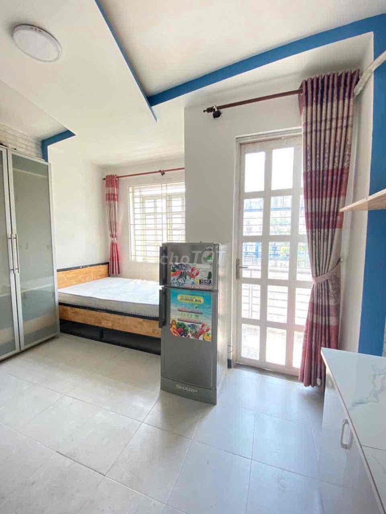balcony studio full interior house close to the airport