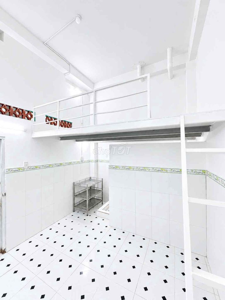 A generous, high-security hotel room