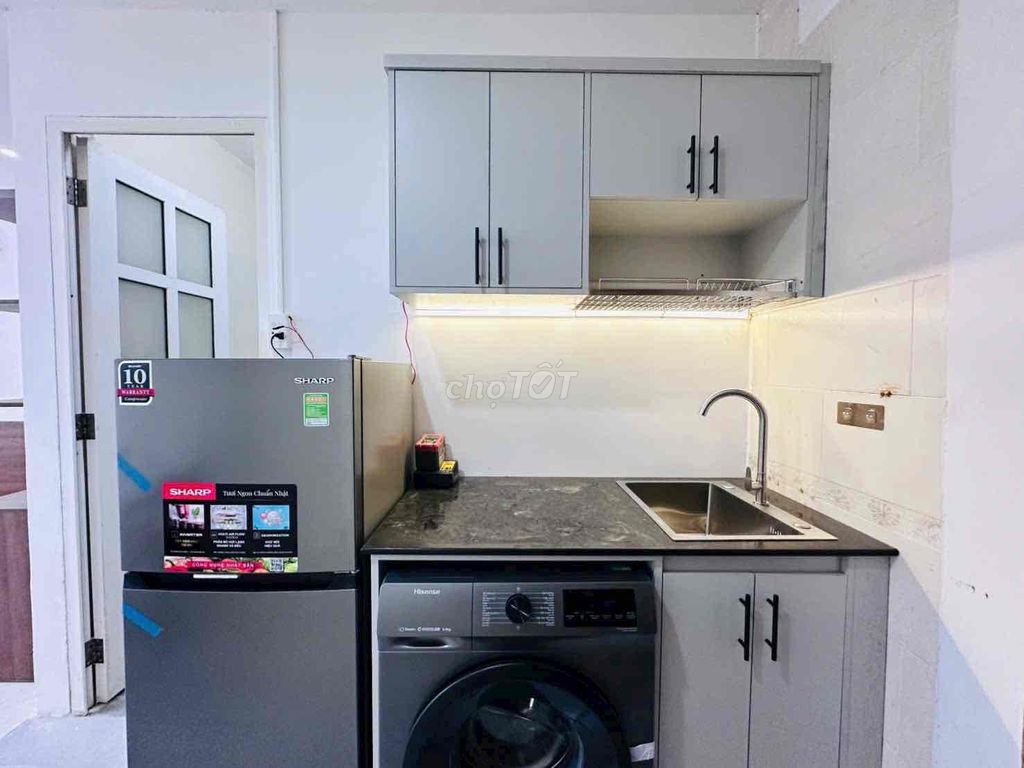 Open up the studio services, separate kitchen-cleaning, separate washing machines.