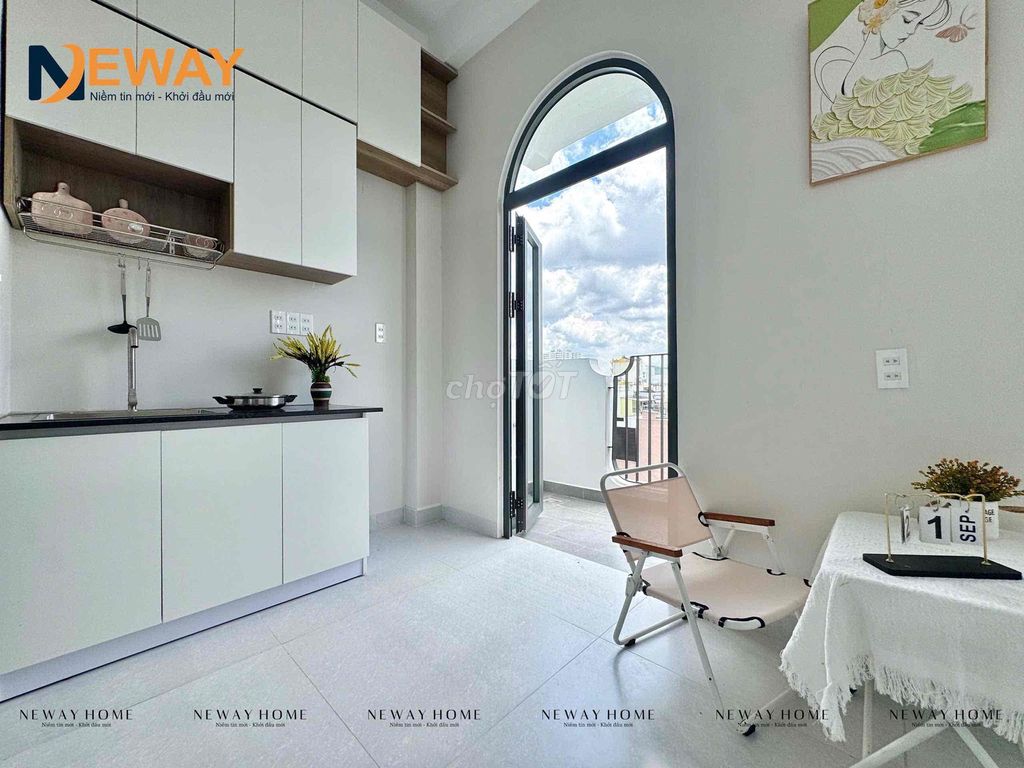 Open the balcony studio - right aeon Tân Phú - full interior