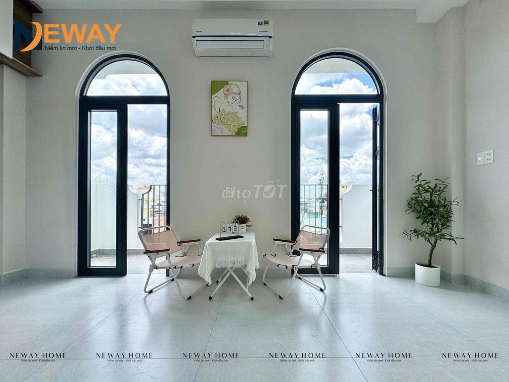 Open the balcony studio - right aeon Tân Phú - full interior