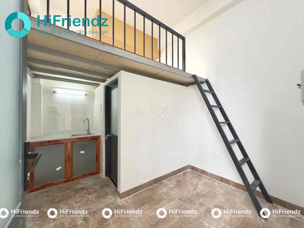 Rent a service apartment with a wide open window in the middle of the day.
