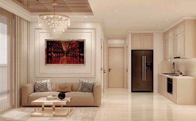 I'm renting a two-room suite of advanced interiors.