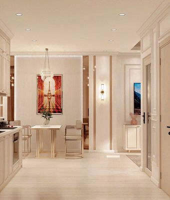 I'm renting a two-room suite of advanced interiors.
