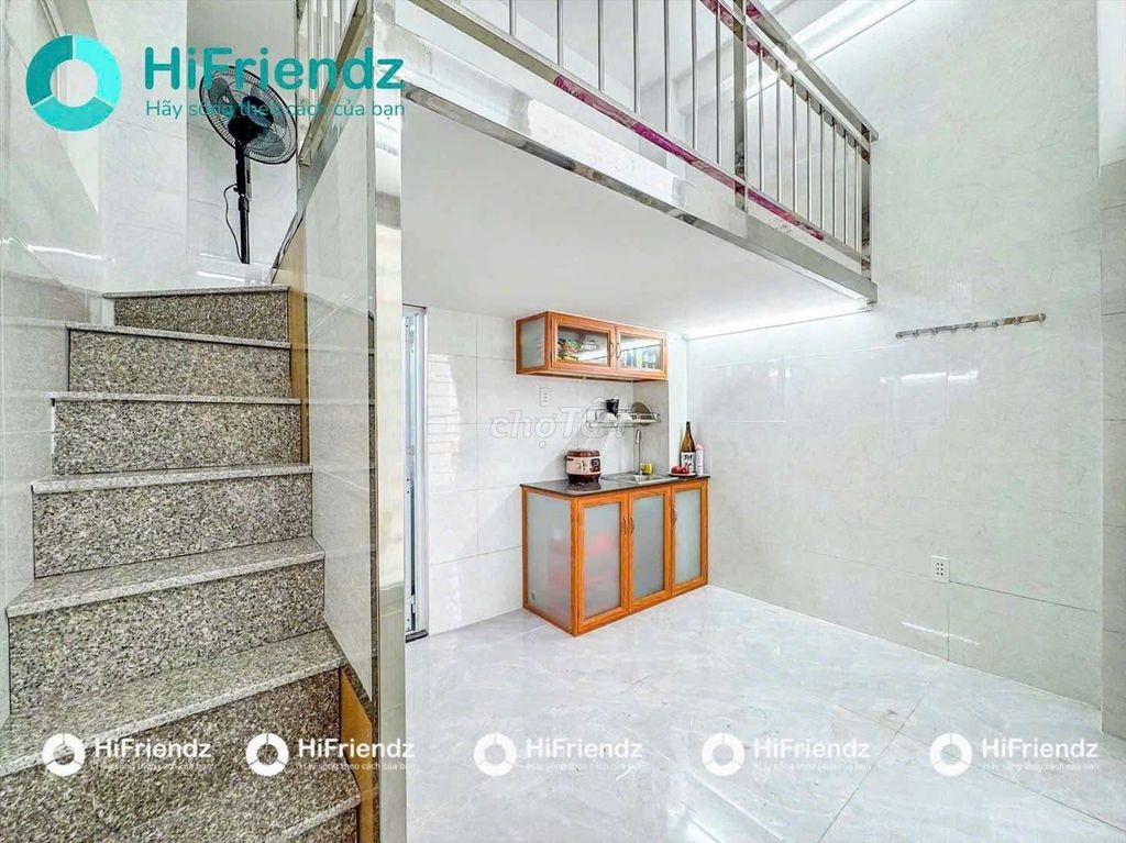 The upper guard room is generous - the best private kitchen in Nguyễn Phúc Chu
