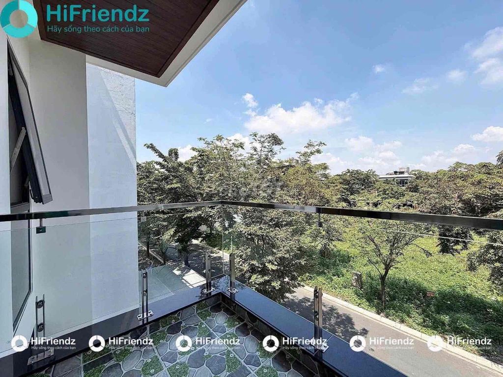 The balcony is 4.1 million - Full interior, 100 percent right here at District 2.